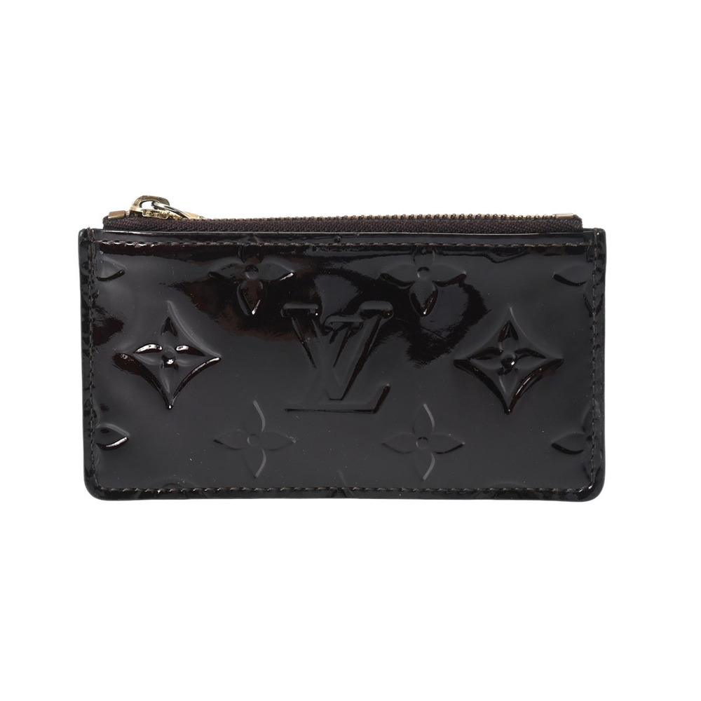 Louis Vuitton Vernis Patent Pochette Amarante Purple Wallet